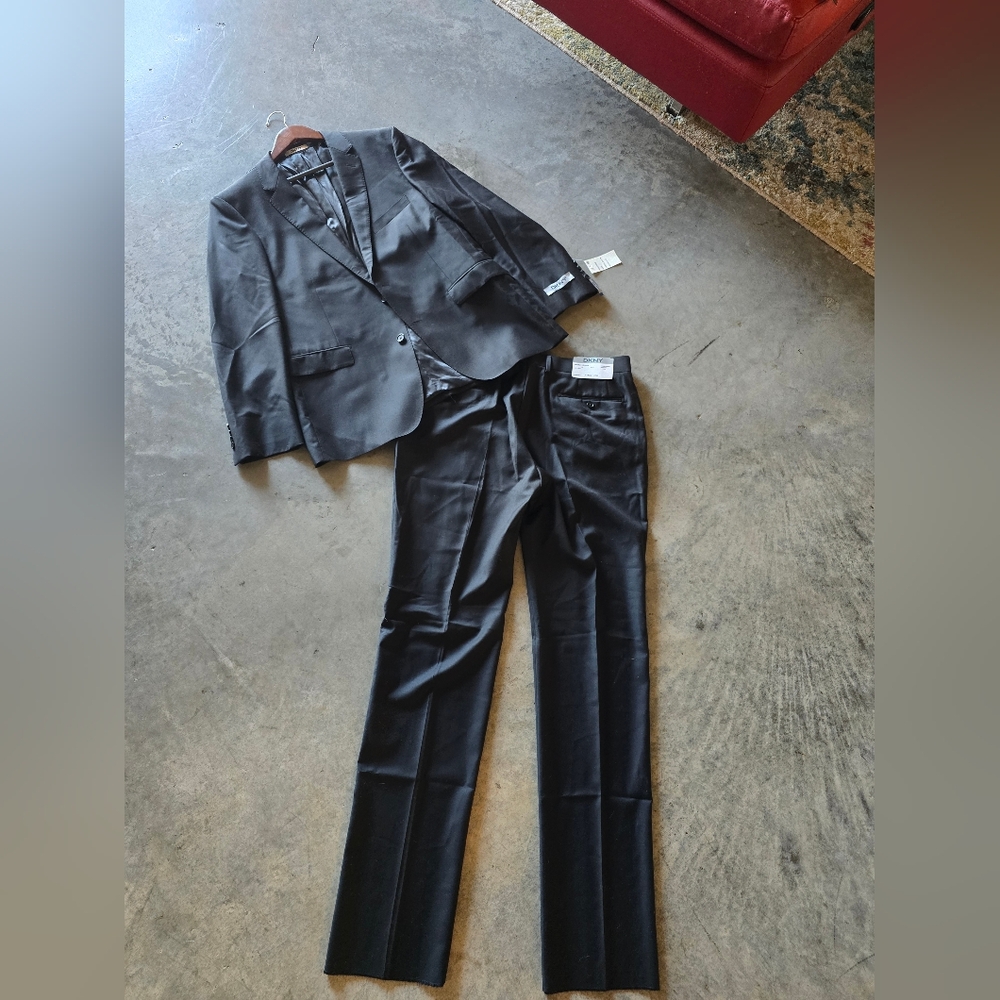 2 Piece Suit Mens Size 44 Reg 37 W